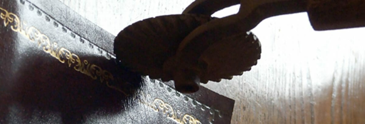 Antique Leather Writing Table Restoration Oxfordshire & Gloucestershire