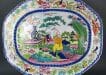 Mason's Ironstone China Meat Platter - Mogul Pattern