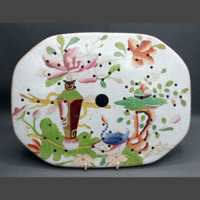 Mason's Ironstone China Drainer Table & Flowerpot Pattern